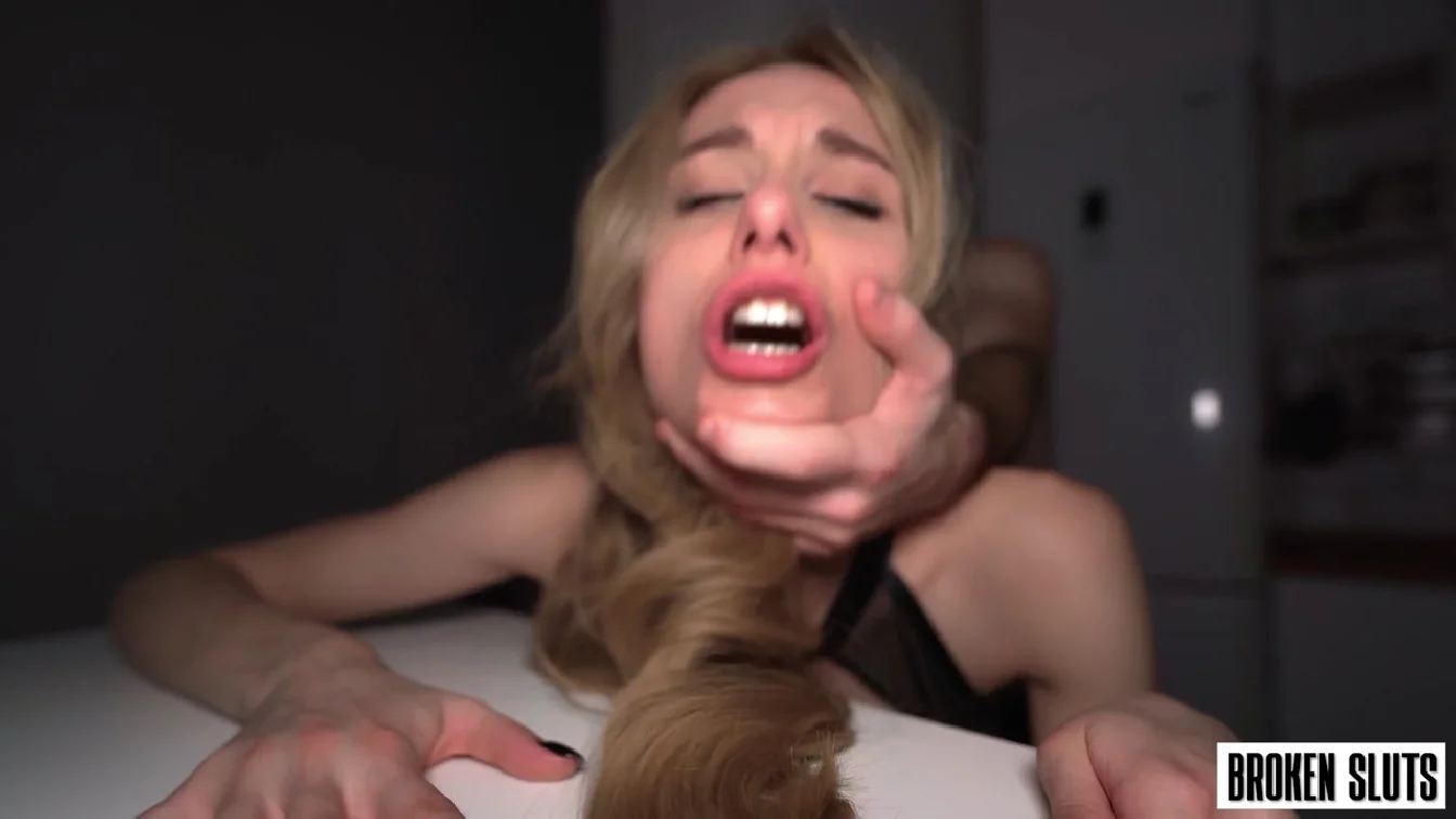 Carla Cute Broken Slut Services His Fat Cock XXX